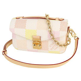 【10%OFF】 ルイヴィトン ポシェット メティス EW ダミエ リシャス ピーチ マルチカラー ピンク系 2WAY ルイヴィトン ショルダー LOUIS VUITTON ルイヴィトン ハンド ミニ チェーン ハンドバック バック HANDBAG