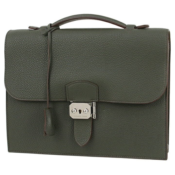 楽天市場】エルメス サックアデペッシュ 27 トゴ ヴェールグリス  