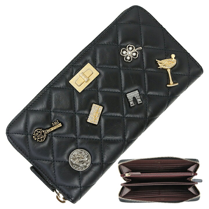 楽天市場】【未使用品】 シャネル 長財布 ロングジップウォレット 2.55 