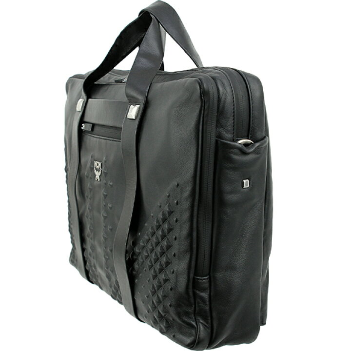 楽天市場】エムシーエム MCM ビジネスバッグ レザー ブラック 黒 