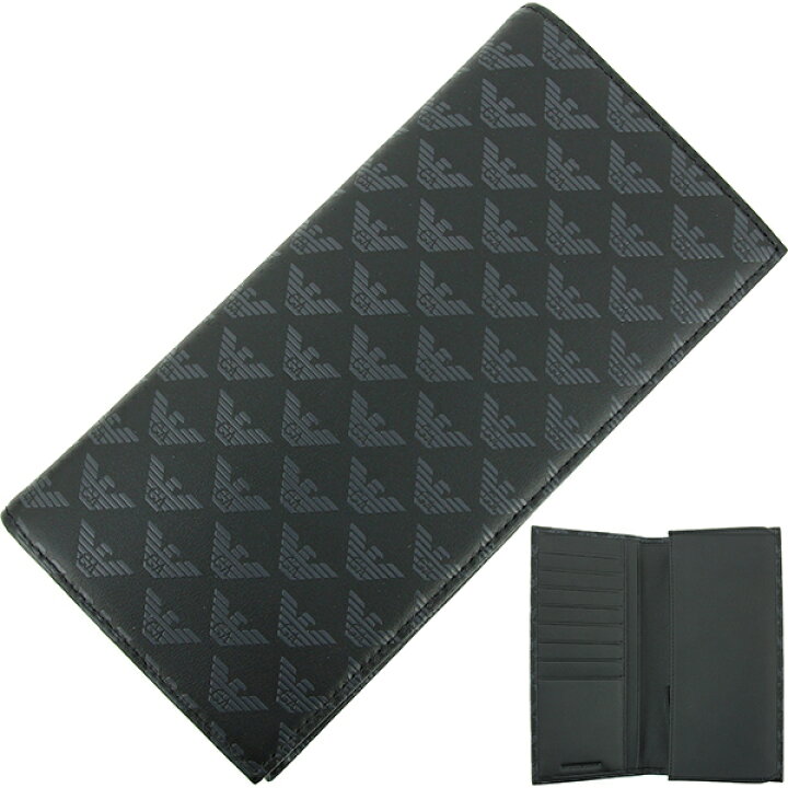 楽天市場】エンポリオ アルマーニ 長財布 メンズ 二つ折り長財布 小銭  