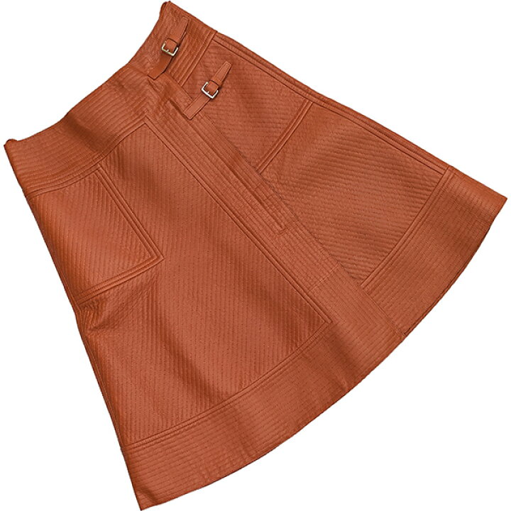 楽天市場】【15%OFF】 エルメス スカート ミドル ラムスキン  