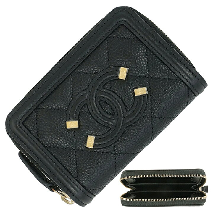 楽天市場】【10%OFF】 シャネル ジップコインパース CCフィリグリー  