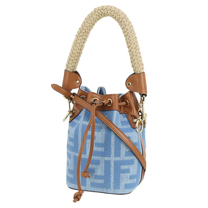 楽天市場】フェンディ モントレゾール ミニ ズッカ デニム レザー  