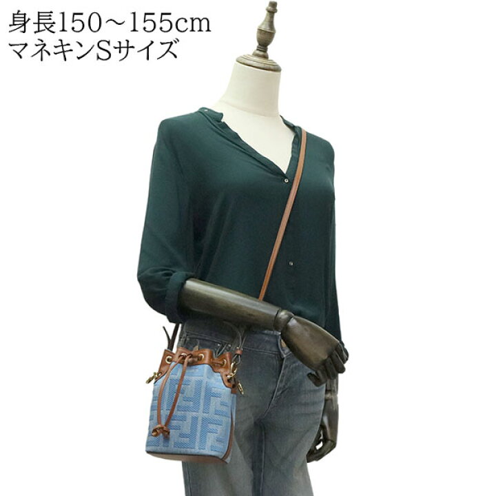 楽天市場】フェンディ モントレゾール ミニ ズッカ デニム レザー  