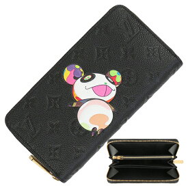 【5%OFF】 ルイヴィトン 長財布 LV × TM ジッピーウォレット パンダ モノグラム アンプラント レザー ブラック 黒 マルチカラー 村上隆コラボ ルイヴィトン ラウンドファスナー長財布 ルイヴィトン 財布 レディース ラウンドジップ ロングウォレット ブランド