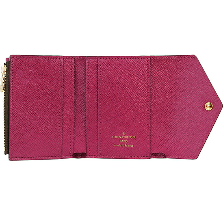 楽天市場】【5%OFF】 ルイヴィトン 三つ折り財布 ポルトフォイユ ゾエ 