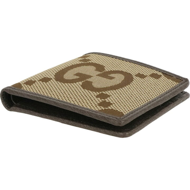 楽天市場】【新品】 グッチ 二つ折り財布 札入れ 小銭入れ無し  