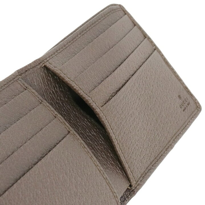 楽天市場】【新品】 グッチ 二つ折り財布 札入れ 小銭入れ無し  