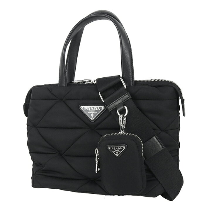 楽天市場】【5%OFF】 プラダ 2WAYバッグ スモール パデッド トート 