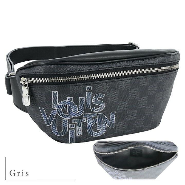 楽天市場】【5%OFF】 ルイヴィトン バムバッグ ダミエ グラフィット 