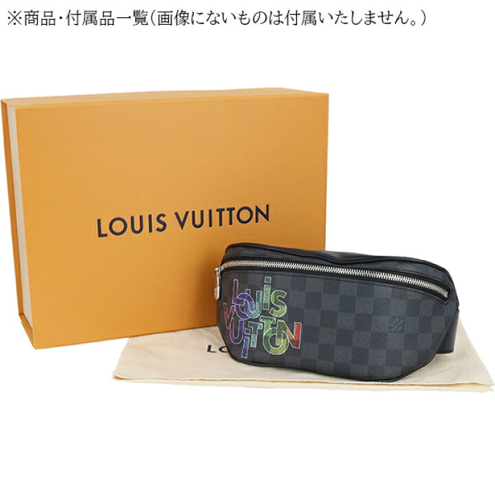 楽天市場】【10%OFF】 ルイヴィトン バムバッグ ダミエ グラフィット 
