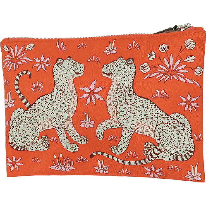 楽天市場】【新品】 エルメス ポーチ フラット シルキーポケット  