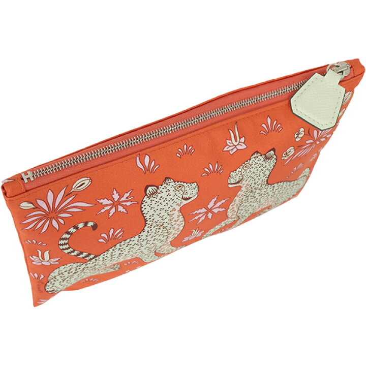 楽天市場】【新品】 エルメス ポーチ フラット シルキーポケット  