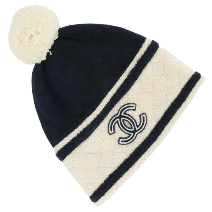 楽天市場】【美品】 シャネル ニットキャップ マトラッセ ココマーク  