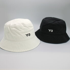【2024年春夏新作】Y-3 ワイスリー (IN7000-7001) バケットハット BUCKET HAT メンズ レディース ロゴ刺繍 コットン 帽子 BLACK WHITE 白 黒 プレゼント UV対策