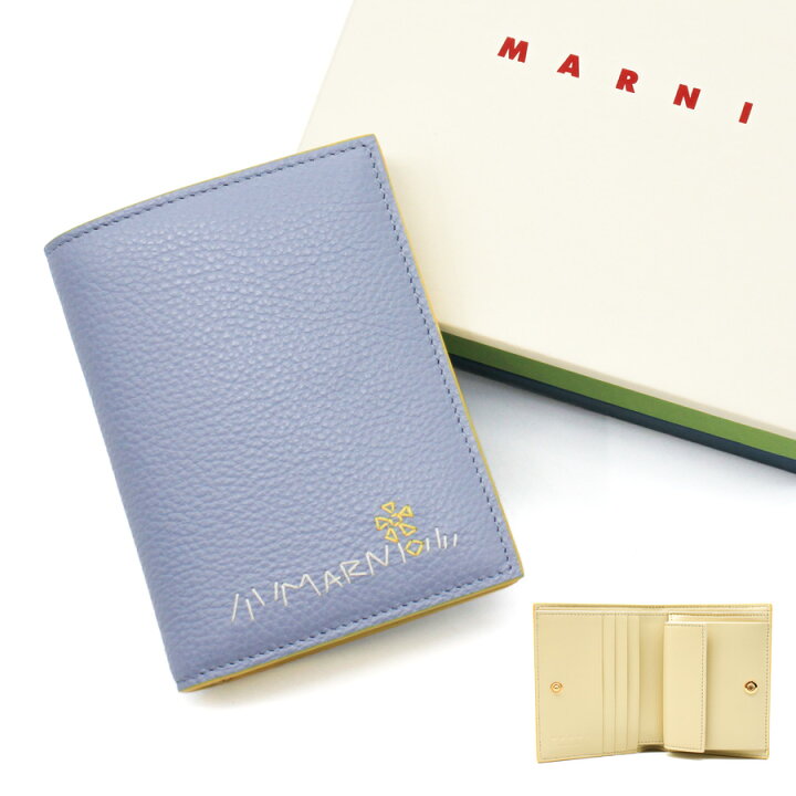 楽天市場】MARNI (マルニ) PFMOQ14Q17 P6533 MENDING FLOWER 二つ折り 