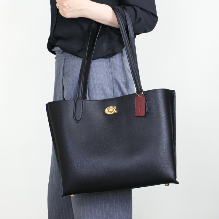 楽天市場】COACH（コーチ） ウィロウ トートバッグ C0689 B4/BK  