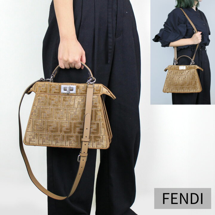 楽天市場】FENDI フェンディ （8BN327AT14）ピーカブー ISeeU スモール 