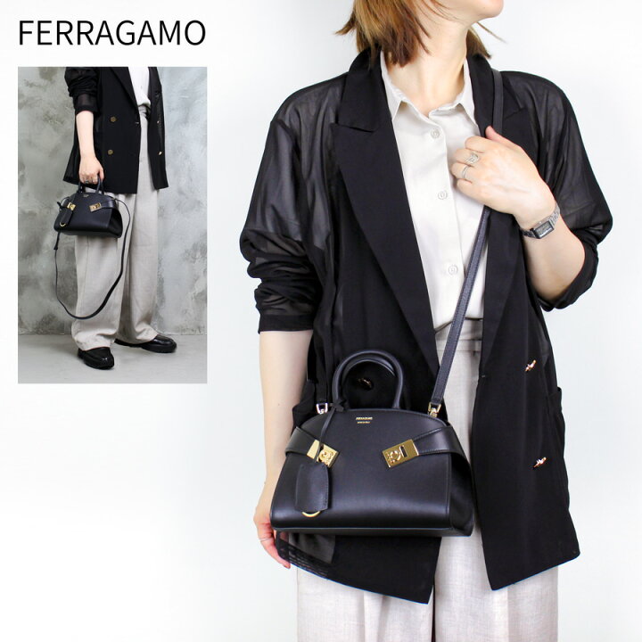 楽天市場】フェラガモ FERRAGAMO(215975 768853) Hug ハンドバッグ (XS 