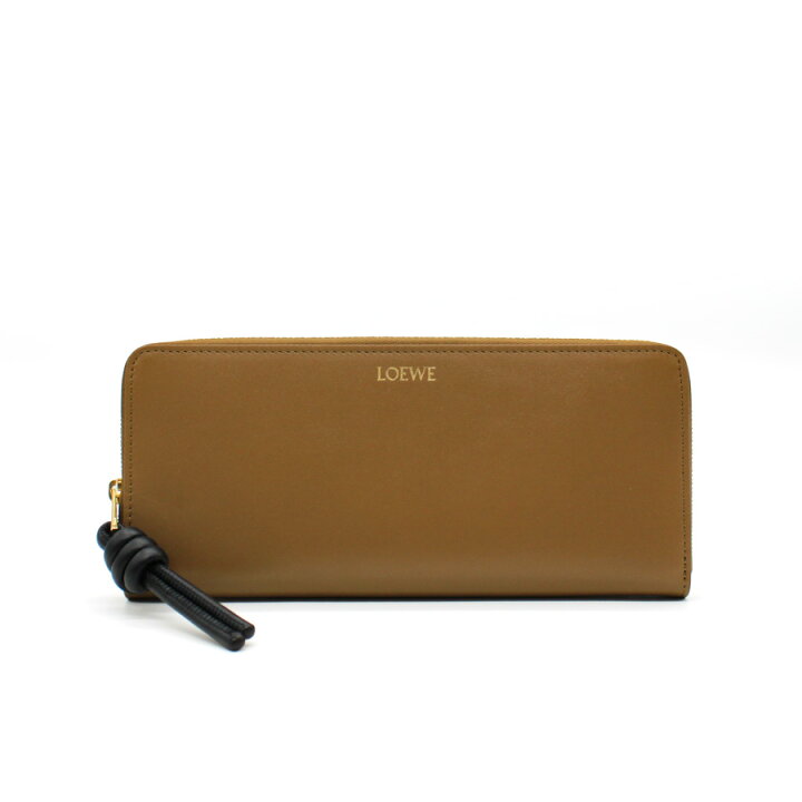 楽天市場】LOEWE ロエベ CEM1G39X01LE 3987 長財布 ノット ジップ 