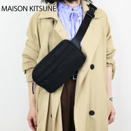Maison Kitsune メゾンキツネ MAISON KITSUNE (QU05113 WB0043) ナイロン バムバッグ ショルダーバッグ　…