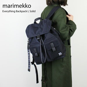 marimekko �}�����b�R (091198) EVERYTHING BACKPACK L SOLID �o�b�N�p�b�N �����b�N�T�b�N �����b�N �G�����V���O �\���b�h�@�i�C���� ���f�B�[�X �W���K�[�h �E�j�b�R Unikko ���S �� �u���b�N �ʋΒʊw�@