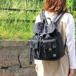 marimekko �}�����b�R (092229) Everything Backpack I Unikko �o�b�N�p�b�N �����b�N�T�b�N �����b�N �i�C���� ���f�B�[�X �W���K�[�h �E�j�b�R �ԕ� ���S �� ���S 999 �u���b�N �ʋΒʊw�@�~�J