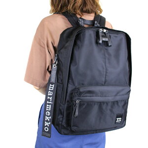 �y2025�N�t�ĐV��zmarimekko �}�����b�R (093325)�@Zip Top Backpack Solid �W�b�v �g�b�v �o�b�N�p�b�N �\���b�h�k�� �����b�N�@�f�C�p�b�N ���f�B�[�X �����Y ���S �� 009 �u���b�N �j�����p ���j�Z�b�N