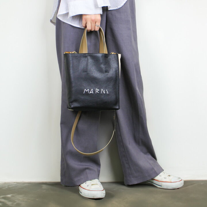 楽天市場】【2025年春夏新作】MARNI マルニ (SHMP0040L3 P6533) トート 