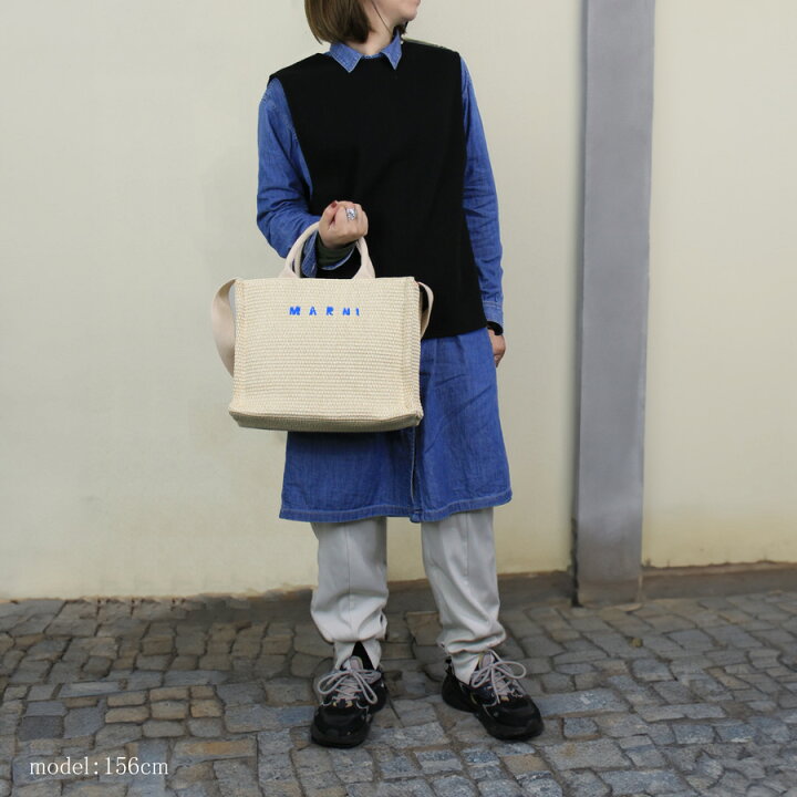 楽天市場】【2025年春夏新作】MARNI マルニ SHMP0077U0 P3860 かご  