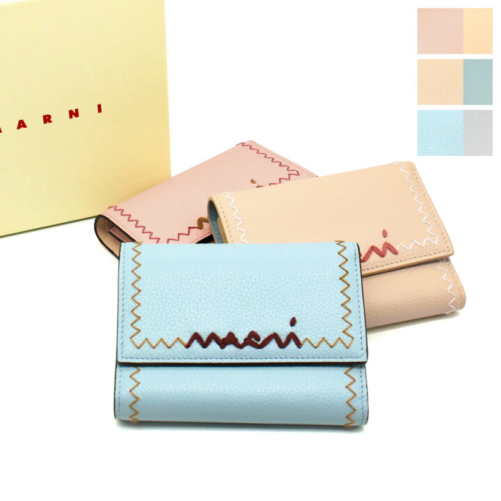 楽天市場】MARNI (マルニ) PFMO0116U1 P6533三つ折り財布 レディース 