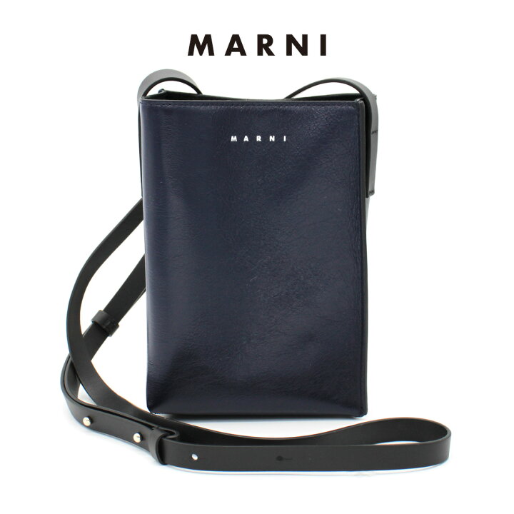 楽天市場】MARNI (マルニ) SBMQ0040Q0 P2644 Z599N NAVY BLUE KBLACK 