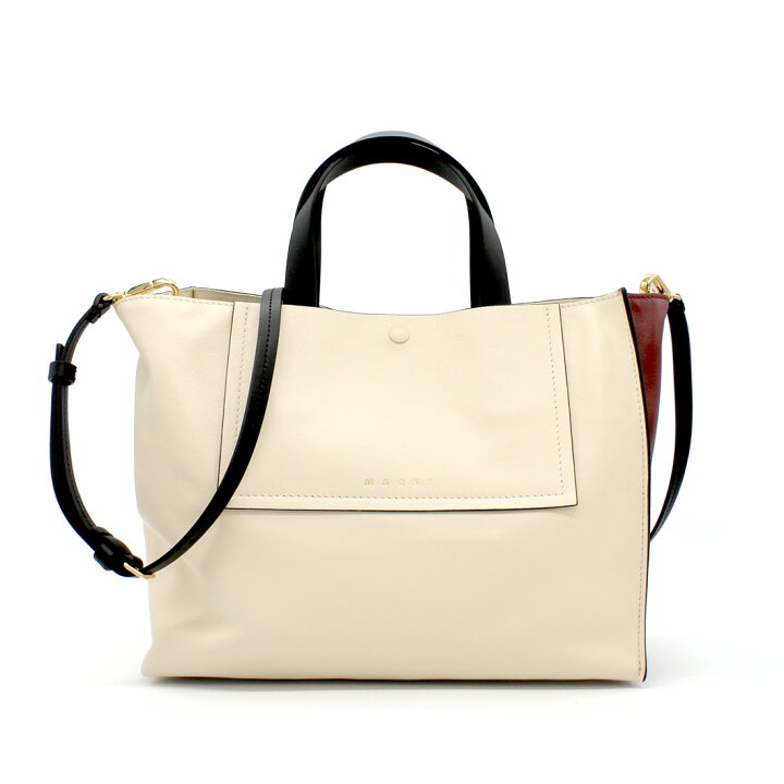 楽天市場】MARNI (マルニ) SHMP0067U0 P2644 Z2P88 ベージュ＋レッド 