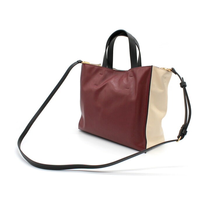 楽天市場】MARNI (マルニ) SHMP0067U0 P2644 Z2P88 ベージュ＋レッド 