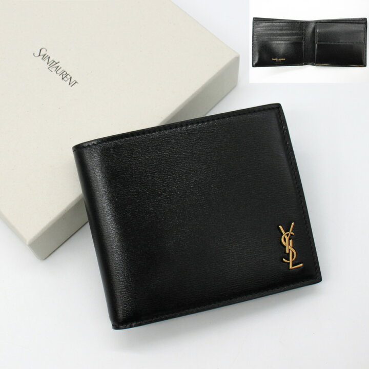 楽天市場】SAINT LAURENT サンローラン (610193 02G0W) 二つ折り財布 
