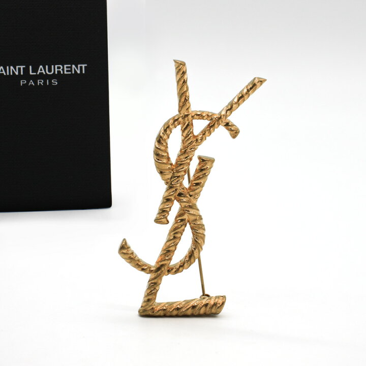 楽天市場】SAINT LAURENT サンローラン 652410 Y1500 8060 ブローチ 