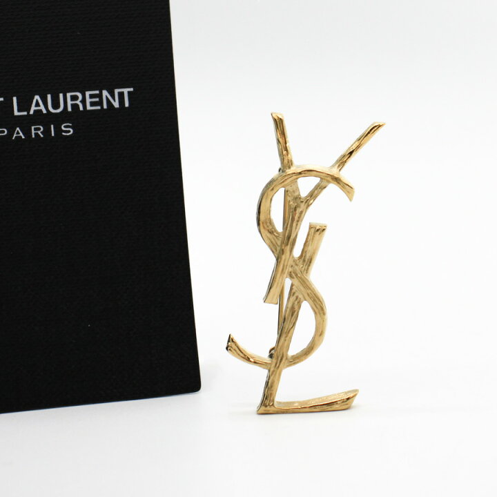 楽天市場】SAINT LAURENT サンローラン 748486 Y1500 8007 ブローチ 