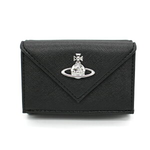 Vivienne Westwood ���B���B�A���E�G�X�g�E�b�h �i5115002EW S0021�j�O�܂���z �R���p�N�g ���K����t�� ���f�B�[�X ���B�[�K�����U�[ �I�[�u���S �u���b�N �V���o�[�@�~�j�E�H���b�g ENVELOPE BILLFOL