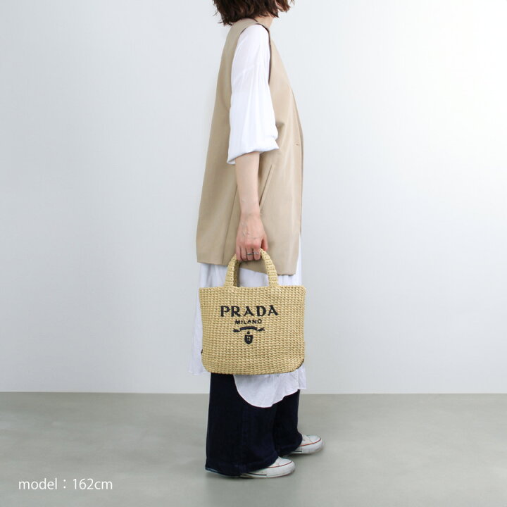 楽天市場】プラダ PRADA ( 1BG422 2C2T) かごバッグ クロシェ トート 