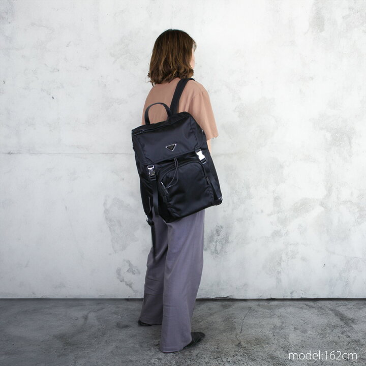 楽天市場】プラダ PRADA (2VZ1352DMG) Re-Nylon xサフィアーノレザー 