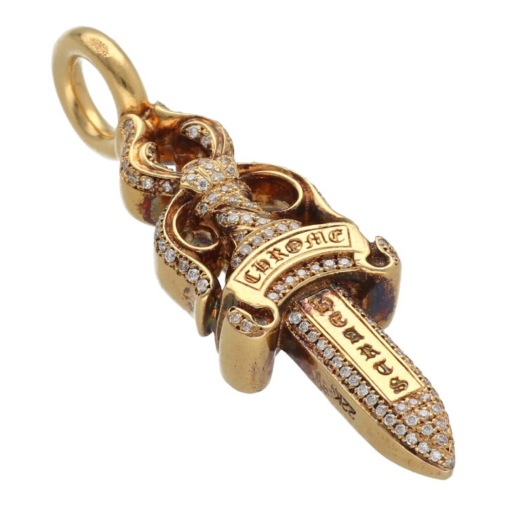 楽天市場】【中古】 CHROME HEARTS クロムハーツ ダブルダガー 22K 