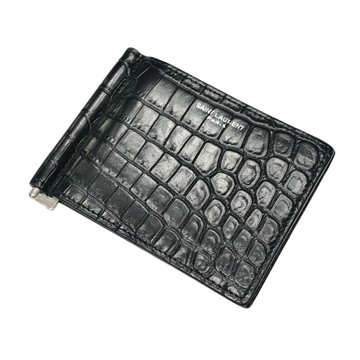 楽天市場】【中古】 Saint Laurent サンローラン 札入れ財布 クロコ型 