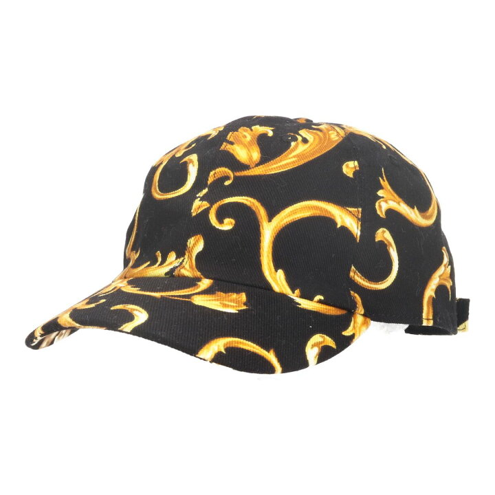 楽天市場】【中古】 VERSACE ヴェルサーチ 総柄 ベースボールキャップ 