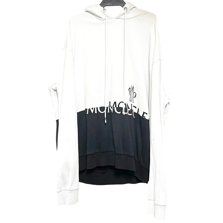 楽天市場】【中古】 MONCLER モンクレール ロゴバイカラープルオーバー  