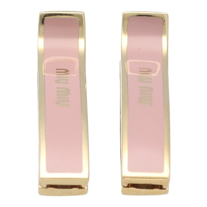 楽天市場】【中古】 MIU MIU ミュウミュウ バレッタ ロゴ ヘアピン 