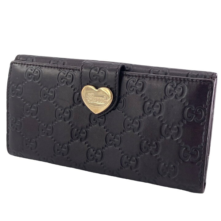 楽天市場】【中古】 GUCCI グッチ ラブリーハート グッチシマ レザー 