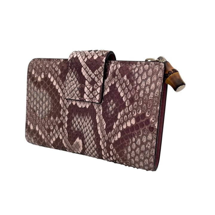 楽天市場】【中古】 GUCCI グッチ ダブルG バンブー パイソン 739498 
