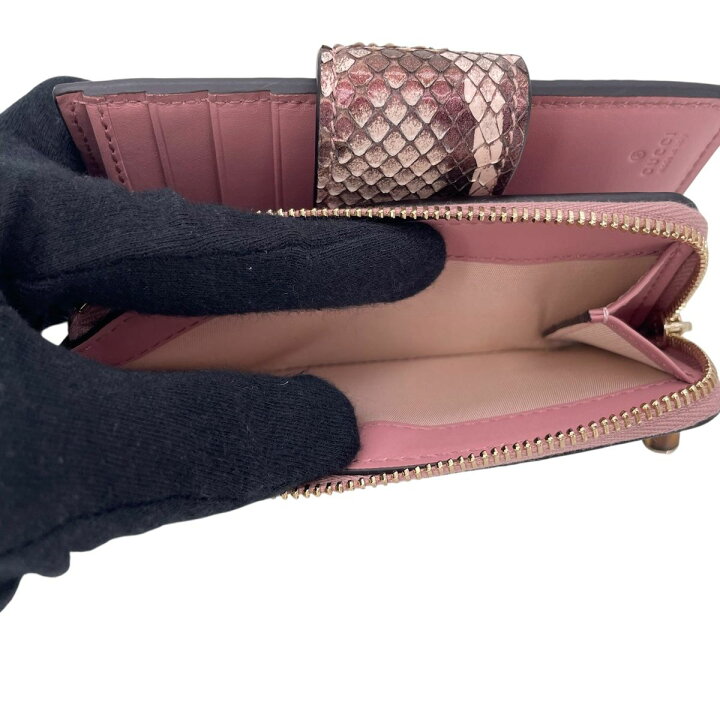 楽天市場】【中古】 GUCCI グッチ ダブルG バンブー パイソン 739498 