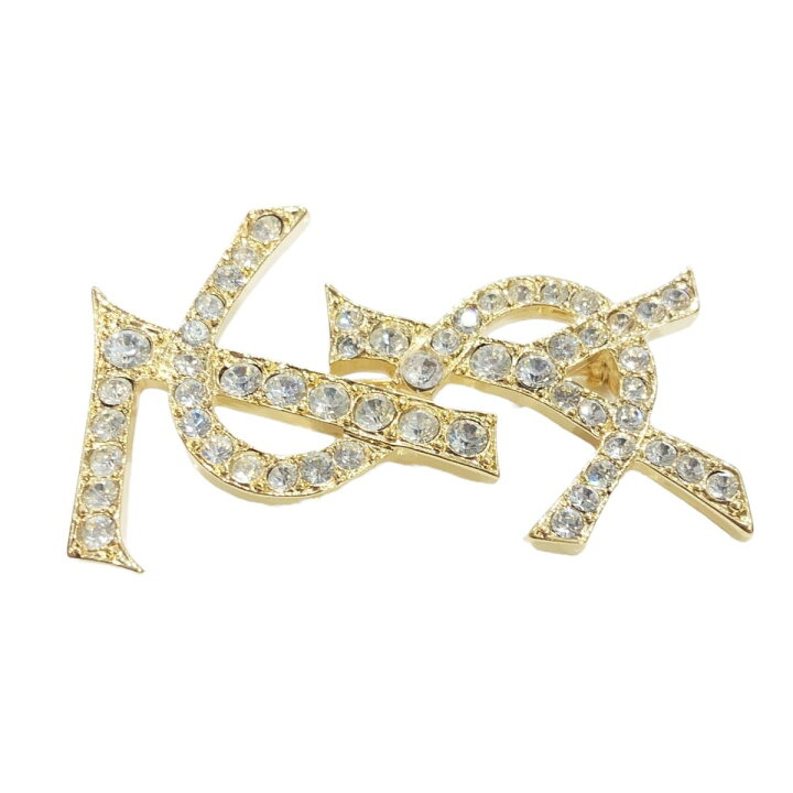 楽天市場】【中古】 Saint Laurent サンローラン YSLブローチ ブローチ 